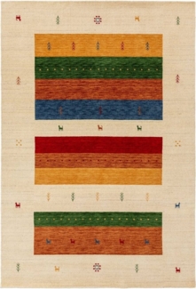 benuta Wollteppich Jamal, rechteckig, Höhe: 6 mm, Kunstfaser, Berber, Ethno-Style, Wohnzimmer