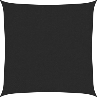 vidaXL Sonnensegel 160 g/m² Schwarz 2x2 m HDPE 311712