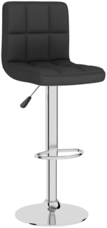 vidaXL Barhocker Schwarz Stoff [334235]