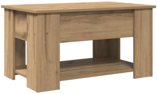Couchtisch, Sofatisch Artisan-Eiche 79x49x41 cm Holzwerkstoff