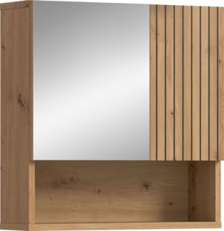 Spiegelschrank B/H/T: 60x55x17 cm in Artisan Oak Nachbildung und --