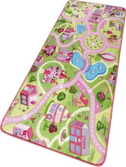 Hanse Home Spielteppich Kinderteppich Sweettown rosa | 102378 160x240 cm