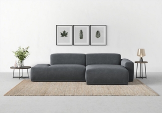 TRENDMANUFAKTUR Ecksofa Braga, mit hochwertigem Kaltschaum, L-Form, in Cord erhältlich, modernes Sofa, Couch mit hohem Sitzkomfort, 275/72/160 cm (B/H/T)