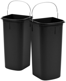 Hailo Inneneimer PAAR 1226249 schwarz 2x8 Liter 185x170x365 mm für DUO