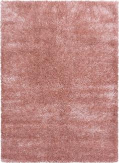 Hochflor Teppich Baquoa rechteckig - 200x290 cm - Rosa