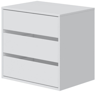Schubkasteneinsatz >Arc< in Weiß - 60x57x44 (BxHxT)