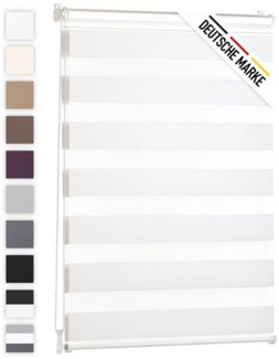 Doppelrollo Klemmfix Rollo, Rollos für Fenster ohne Bohren, Blumtal, Klemmfix, für Fenster & Türen, in verschiedenen Farben und Größen