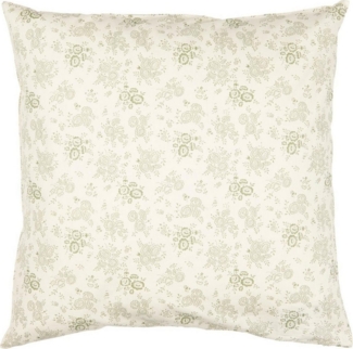 Ib Laursen - Kissenbezug Kissenhülle 50x50cm Grün Blumenmuster 19109-81
