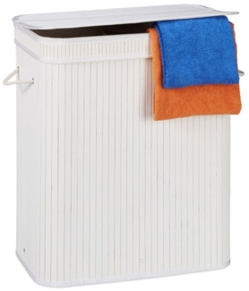 Wäschekorb Bambus eckig