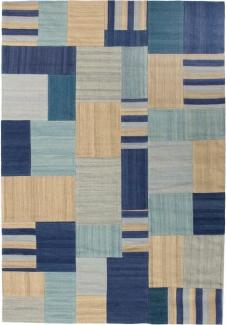 Kayoom Teppich Radical 315 Blau / Multi 80cm x 150cm