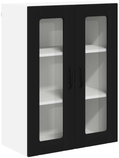 vidaXL Küchenschrank mit Regal Schwarz 60 x 31 x 80 cm Holzwerkstoff 885086