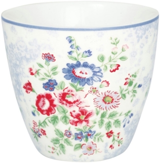 Greengate Becher Ailis Latte Cup white 0,35 l, Steinzeug