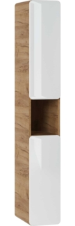 Hochschrank Badschrank Aruba 25x39x17cm 2-türig
