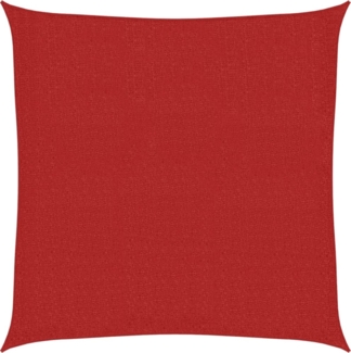 vidaXL Sonnensegel 160 g/m² Rot 3,6x3,6 m HDPE 311605