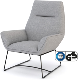 ASSMANN Sessel Consento Livorno Grau 82x81x102cm Textil