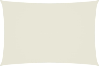 vidaXL Sonnensegel Oxford-Gewebe Rechteckig 2,5x4,5 m Creme 135208