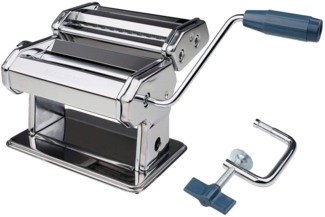 FACKELMANN -easyprepare- Nudelmaschine Edelstahl für 3 verschiedene Nudelsorten / Pastamaschine / Pasta