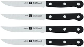Zwilling Steakmesser ZWILLING TWIN Gourmet Steakmesserset,Messer 4-tlg eisgehärtete Klinge (4 Stück)