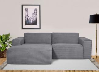 INOSIGN Ecksofa Koa,228cm, L-Form, Modulsofa Webstoff, Designsofa in Cord