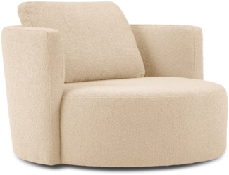 Micadoni Sessel Bliss 1,5-Sitzer Boucle Beige