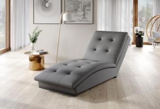 Wohnideebilder Doro Grau Chaiselongue CH-DOR-03NU