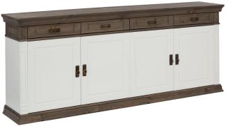 Home affaire Sideboard Vinales, Kommode im klassischen Landhausstil, Breite 202 cm