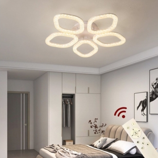 Euroton LED Deckenleuchte LED Deckenlampe XL DL Fernbedienung Lichtfarbe/Helligkeit einstellbar, LED fest integriert, mit Fernbedienung kaltweiß-neutalweiß -warmweiß, 7000k-3000k stufenlos einstellbar, mit Fernbedienung steuerbar