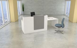 Kerkmann Messe Theke Kompakt Sydney mit Besprechungsplatz 250x110x80cm ohne Stauraum