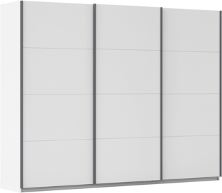 rauch Schwebetürenschrank Kleiderschrank Schrank Garderobe AGORDO mit Dekor- oder Hochglanzfront (in zwei Griff-Farben) durchdachte Innenausstattung, in 4 Breiten und 2 Höhen MADE IN GERMANY