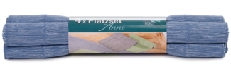 HSC Home-Style-Creation GmbH Platzset Anni, (Set, 4-St, Platzdecken), Ideal als Untersetzer oder Tischdeko