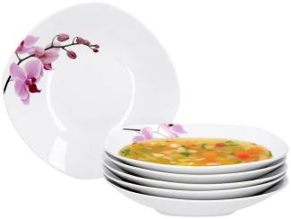 6er Set Essteller tief Kyoto Orchidee 21,5cm