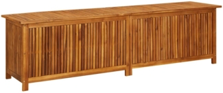 Garten-Aufbewahrungsbox, Gartenlagerbox 200x50x58 cm Massivholz Akazie