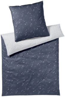 Elegante Bettwäsche Fleurs, Mako-Satin, 2 teilig, angenehmes Hautgefühl