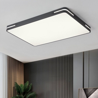 Natsen Deckenleuchte 192W LED Deckenlampe Rechteckig Leuchte, Dimmfunktion, Warmweiß bis Kaltweiß, 3200K-6000K, dimmbar mit Fernbedienung, Lampe