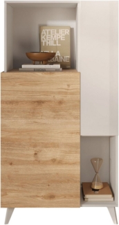 INOSIGN Highboard Monaco Höhe 154 cm, Kommode mit 2 Türen, Soft/Self Closing