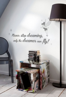 Komar Wandtattoo Disney Never stop dreaming - Größe 50x70 cm (11 St), Künstler: Komar, selbstklebend, Wandsticker, Kinderzimmer