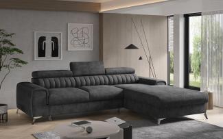 Wohnideebilder Grayson Dunkelgrau Ecksofas & Eckcouches CO-GRA-RT-06LE