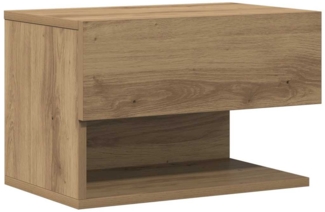 Wand-Nachttisch, Hängender Nachttisch Artisan-Eiche