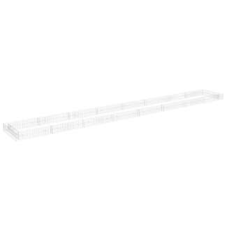 vidaXL Gabionen-Hochbeet Verzinkter Stahl 800x100x20 cm 151317