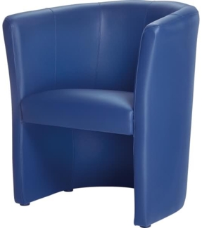 Soennecken Sessel Kunstleder 690 x 770 x 630 mm dunkelblau