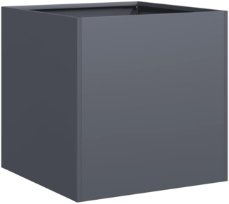vidaXL Pflanzkübel Anthrazit 40x40x40 cm Kaltgewalzter Stahl 860663