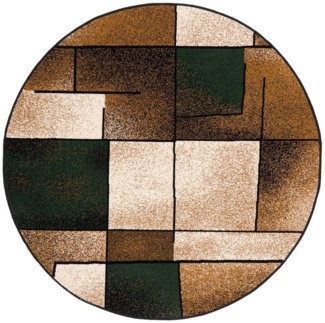 Pergamon Designteppich Designer Teppich Brilliant Fantasy Rund, Rund, Höhe: 6 mm