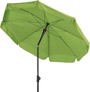 Doppler Sunline Manual ø 150 cm rund Sonnenschirm in 12 Farben Mittelmastschirm Balkonschirm 836 Fresh Green