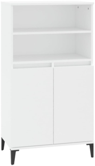 vidaXL Highboard Weiß 60 x 36 x 110 cm Holzwerkstoff [821228]