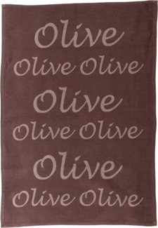 stuco Geschirrtuch Olive, (Set, 3-tlg), Jacquardgewebe