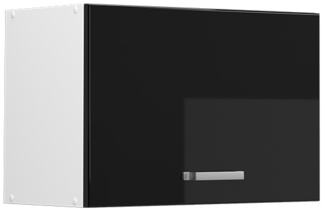 Hängeschrank R-Line Schwarz Hochglanz 60 cm Flach Vicco
