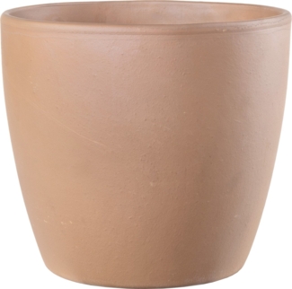 Deroma Pflanztopf Egg Pot White Garden Terrakotta Ø 25x22 cm