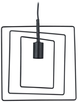 Hängelampe Quadrat schwarz 10039263