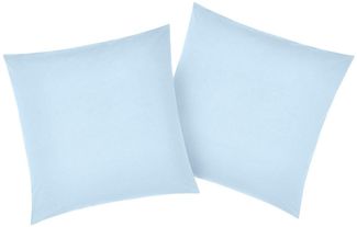 OTTO home Kissenbezüge Luisa, (2 Stück), aus 100% Baumwolle, mit Reißverschluss, atmungsaktiv, uni
