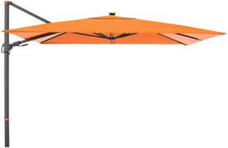 Doppler Sonnenschirm "myZone 220 x 300 LED Pendel", orange, 300 x 220 cm